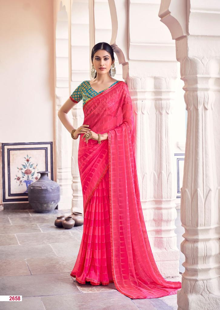 Kashvi Maanvi Regular Wear Printed Georgette Latest Designer Saree Collection 